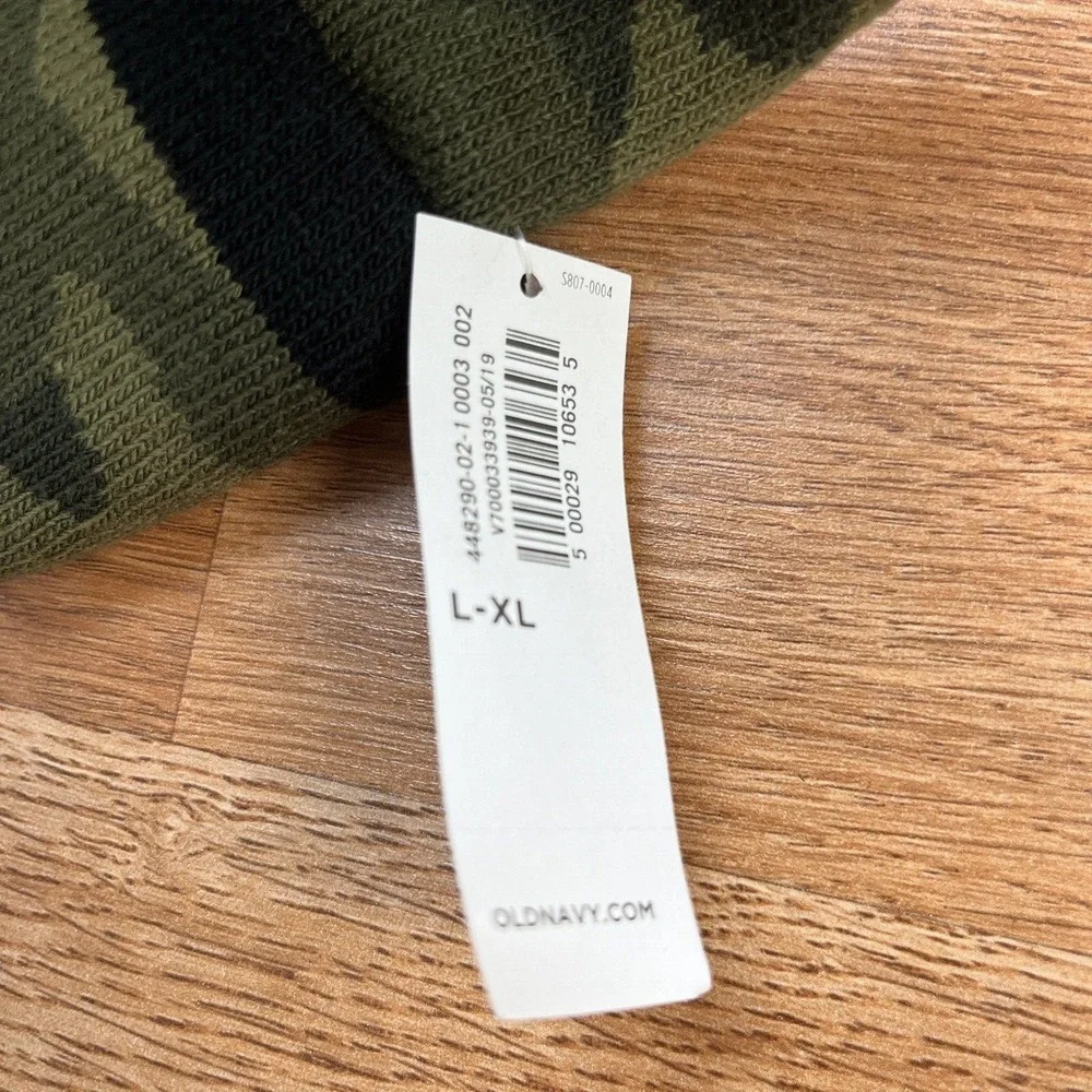 Old Navy Boys Lightweight Sweater-Knit Camo‎ Beanie Size L/XL NEW